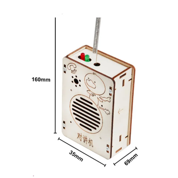 Kids Science and Engineering kit - Build your own Walkie-Talkies