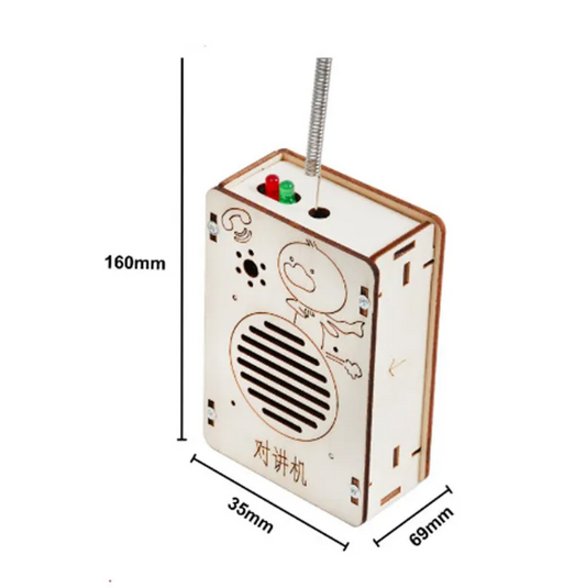 Kids Science and Engineering kit - Build your own Walkie-Talkies