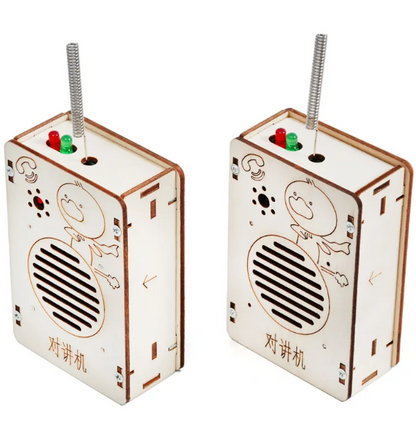 Kids Science and Engineering kit - Build your own Walkie-Talkies